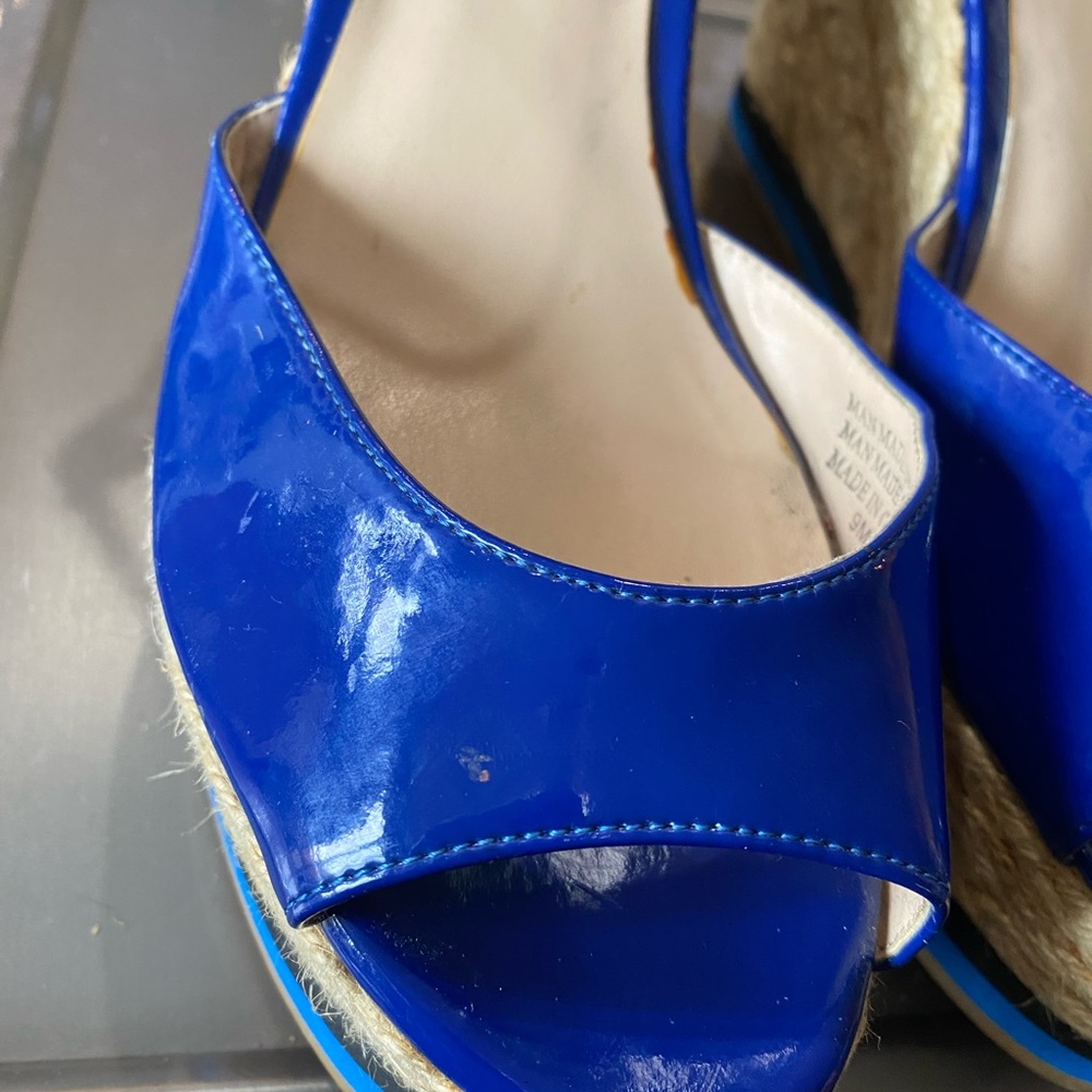 Blue Platform Sandals - Picture 4 of 7
